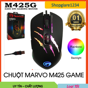 Chuột máy tính - Mouse Marvo M425G Led