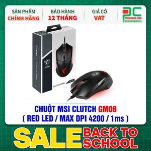 Chuột máy tính - Mouse MSI Clutch GM08