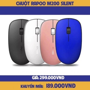 Chuột máy tính - Mouse Rapoo M200 Silent