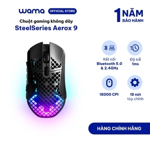 Chuột máy tính - Mouse Steelseries Aerox 9 Wireless