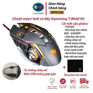 Chuột máy tính - Mouse T-Wolf V10