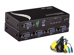 Chuyển đổi các máy tự động Auto KVM 4 Port - USB (MT-471CL)