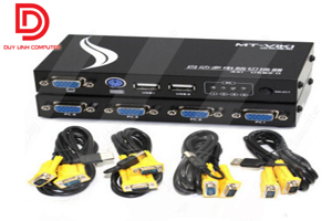 Chuyển đổi các máy tự động Auto KVM 4 Port - PS2
