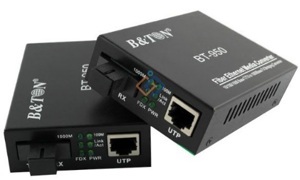 Chuyển đổi Quang-Điện Media Converter Unmanaged Fiber Switch BTON BT-914SM-20A/B