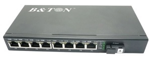 Chuyển đổi Quang-Điện Media Converter Unmanaged Fiber Switch BTON BT-918GS-20A/B