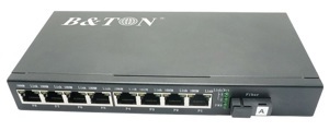 Chuyển đổi Quang-Điện Media Converter Unmanaged Fiber Switch BTON BT-918GS-20A/B