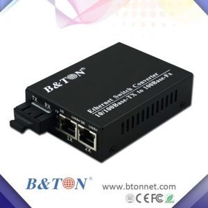 Chuyển đổi Quang-Điện Media Converter Unmanaged Fiber Switch BTON BT-912SM-20A