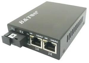 Chuyển đổi Quang-Điện Media Converter Unmanaged Fiber Switch BTON BT-912SM-20A