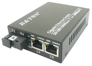 Chuyển đổi Quang-Điện Media Converter Unmanaged Fiber Switch BTON BT-912GS-20A/B