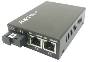 Chuyển đổi Quang-Điện Media Converter Unmanaged Fiber Switch BTON BT-982SM-20A/B