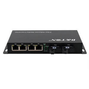 Chuyển đổi Quang-Điện Media Converter Unmanaged Fiber Switch Bton BT-924GS-20