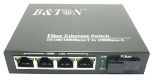 Chuyển đổi Quang-Điện Media Converter Unmanaged Fiber Switch BTON BT-914GS-20A/B