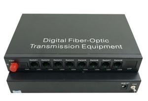 Chuyển đổi Quang-Điện Telephone converter 8 kênh Bton BT-8PF-T/R