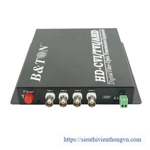 Chuyển đổi Quang-điện Video 4 kênh Converter BTON BT-H4VF-T/R