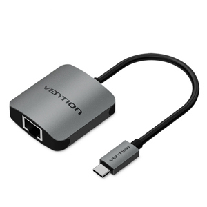 Chuyển đổi Type C to RJ45 LAN (10/100) dài 15cm Vention CFABB