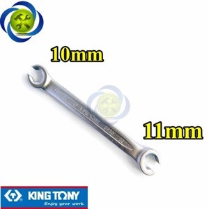 Cờ lê 2 đầu miệng lục giác 10 x 11mm Kingtony 19301011