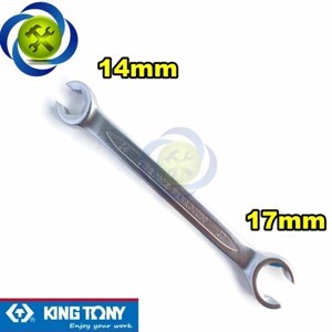 Cờ lê 2 đầu miệng lục giác 14 x 17mm Kingtony 19301417