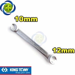 Cờ lê 2 đầu miệng lục giác Kingtony 19301012, 10 x 12mm