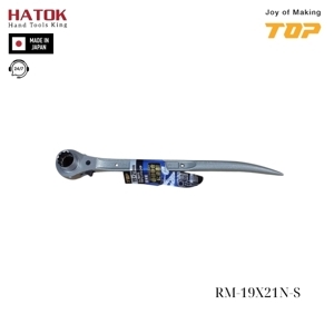 Cờ lê 2 đầu tuýp đuôi chuột cong Top Kogyo RM-19X21N-S