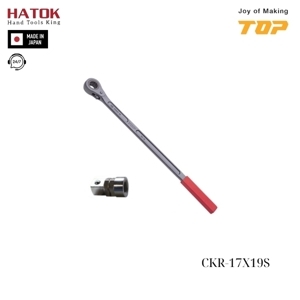 Cờ lê 2 đầu tuýp phẳng đuôi dài đa năng Top Kogyo CKR-17X19S