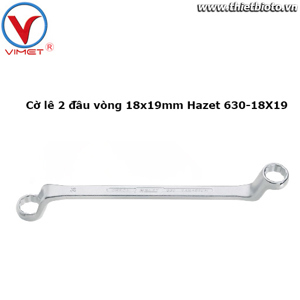 Cờ lê 2 đầu vòng 18x19mm Hazet 630-18X19