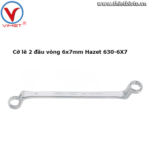 Cờ lê 2 đầu vòng 6x7mm Hazet 630-6X7