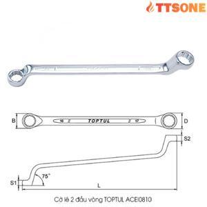 Cờ lê 2 đầu vòng 75 độ Toptul ACEI3640 1-1/8"x1-1/4"