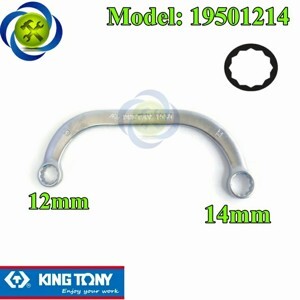 Cờ lê 2 đầu vòng trái me 12x14mm Kingtony 19501214