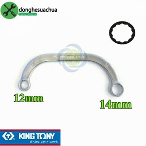 Cờ lê 2 đầu vòng trái me 12x14mm Kingtony 19501214