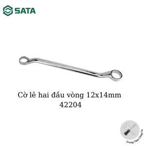 Cờ lê 2 vòng miệng tròn Sata 42-204