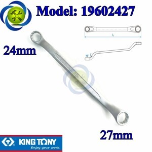 Cờ lê hai đầu tròng 24mm và 27mm Kingtony 19602427