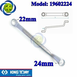 Cờ lê hai đầu vòng 22x24mm Kingtony 19602224