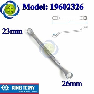 Cờ lê hai đầu vòng 23x26mm Kingtony 19602326