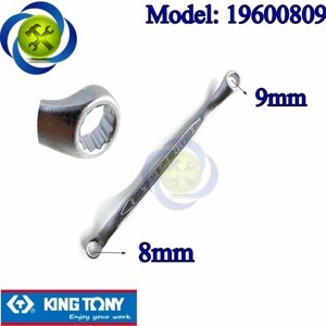 Cờ lê hai đầu vòng 8x9mm Kingtony 19600809