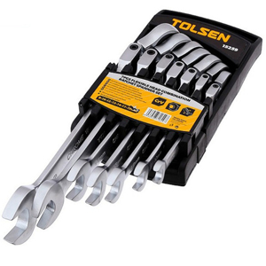 Cờ lê miệng - Vòng tự động lắc léo Tolsen 15259 (bộ 7 cây)