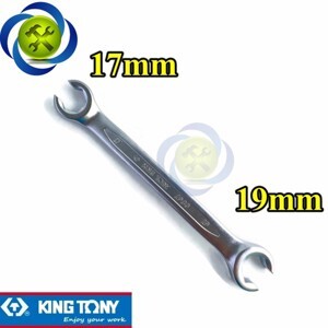 Cờ lê mở ống dầu 17mm -19mm kingtony 19301719 loại hai đầu