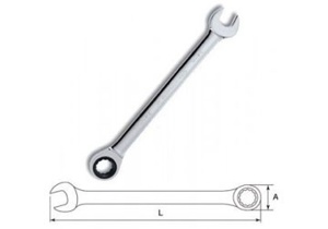 Cờ lê tự động 2 đầu vòng miệng Sata 43603