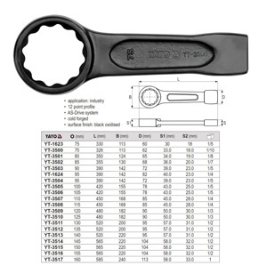 Cờ lê vòng đóng Yato YT-3500