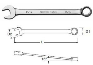 Cờ lê vòng miệng Sata 40246 (40-246)