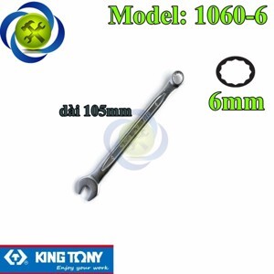 Cờ lê vòng miệng Kingtony 1060-06, 06mm