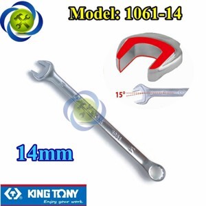 Cờ lê vòng miệng siêu nhẹ Kingtony 1061-14