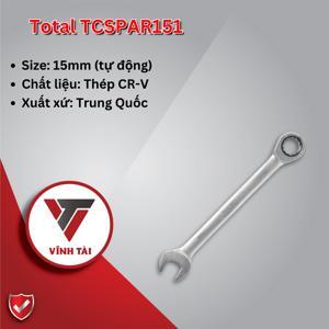 Cờ lê vòng miệng tự động hai chiều Total TCSPAR151 15mm