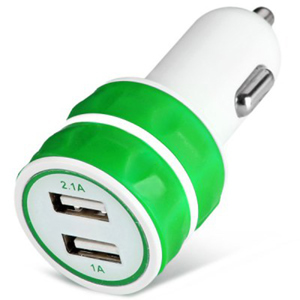 Cốc sạc đôi usb cho xe hơi Techmate TMDC-02