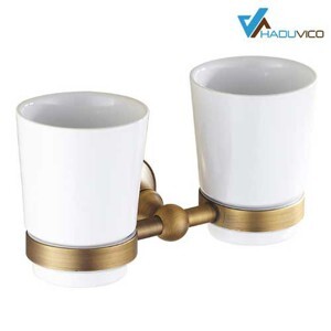 Cốc đánh răng vàng chân trơn PK090