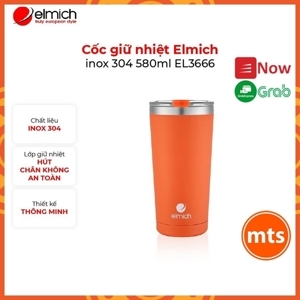 Cốc giữ nhiệt Elmich inox 304 EL3666 - 580ml