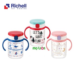 Cốc ống hút Richell RC41023 - 200ml