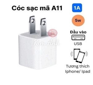 Cóc sạc 5V-1A – Pisen