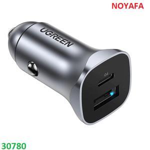 Cốc sạc nhanh trên xe hơi QC 3.0 PD 18W Ugreen 30780