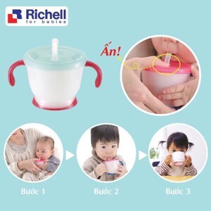 Cốc tập uống 3 giai đoạn Richell RC41011