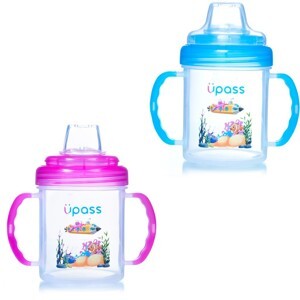 Cốc tập uống hai tay cầm đầu mềm 200ml Upass UP0737YH